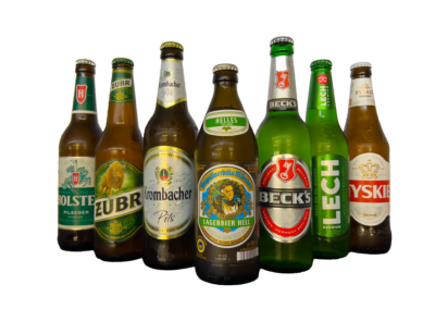 Bei uns finden sie jede Art von alkoholischen Getränken von Krombacher bis hin zum polnischen Lech